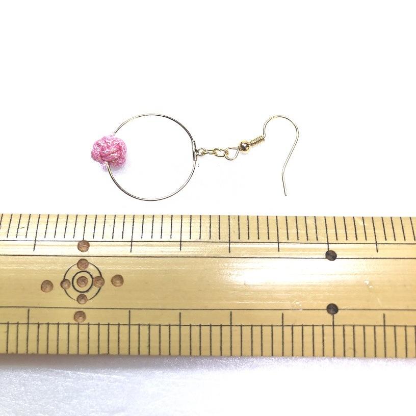 くみひもフックピアス　オーロラあわじ結び　No.４　１２色　レディース　綺麗　可愛い　軽い　国産　伊賀　手作り　日本製　カラーが選べる |  | 04