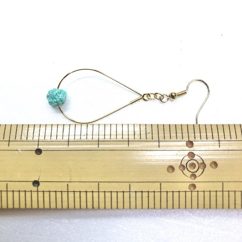 くみひもフックピアス　オーロラあわじ結び　No.５　１２色　レディース　綺麗　可愛い　軽い　国産　伊賀　手作り　日本製　カラーが選べる |  | 04
