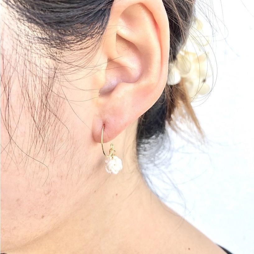 くみひもピアス　オーロラあわじ結び　No.６　１２色　レディース　綺麗　可愛い　軽い　国産　伊賀　手作り　日本製　カラーが選べる |  | 03