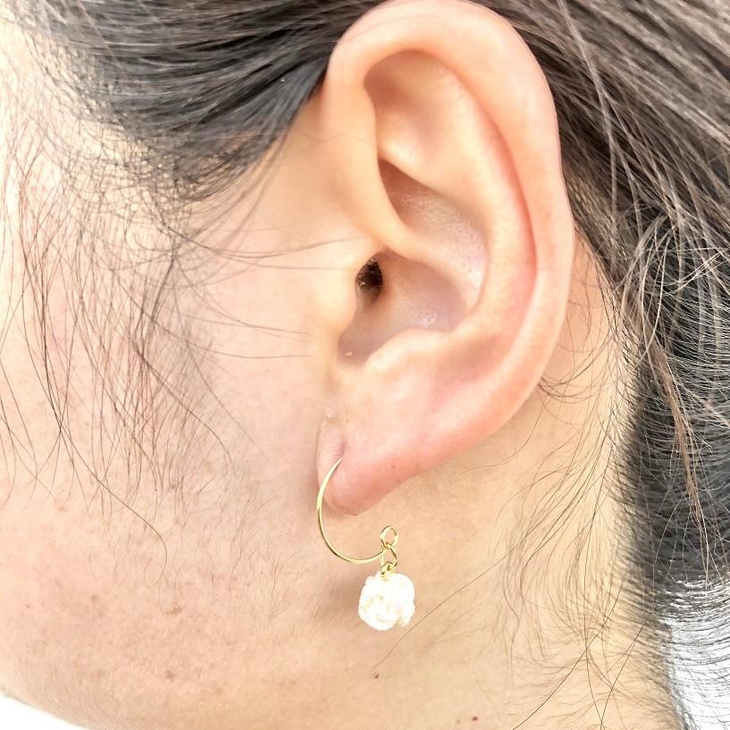 くみひもピアス　オーロラあわじ結び　No.６　１２色　レディース　綺麗　可愛い　軽い　国産　伊賀　手作り　日本製　カラーが選べる |  | 04