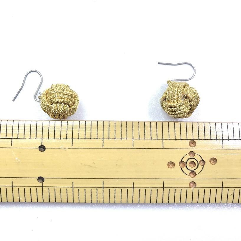 くみひもフックピアス　モンキー　金銀　レディース　綺麗　可愛い　軽い　国産　伊賀　手作り　日本製 |  | 05