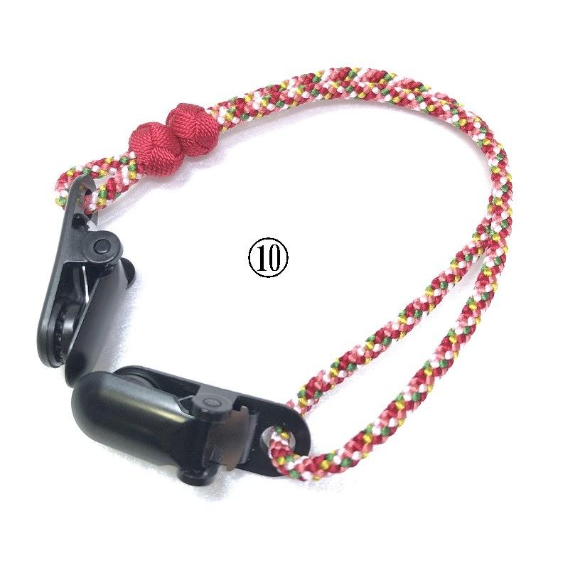 くみひも商品　帽子クリップ No.3　正絹　シルク　silk　長さ調節できる　綺麗　カラフル |  | 11