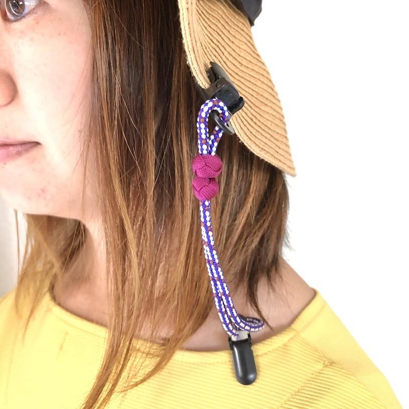 くみひも商品　帽子クリップ No.3　正絹　シルク　silk　長さ調節できる　綺麗　カラフル |  | 15