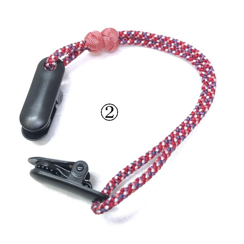 くみひも商品　帽子クリップ No.3　正絹　シルク　silk　長さ調節できる　綺麗　カラフル |  | 03