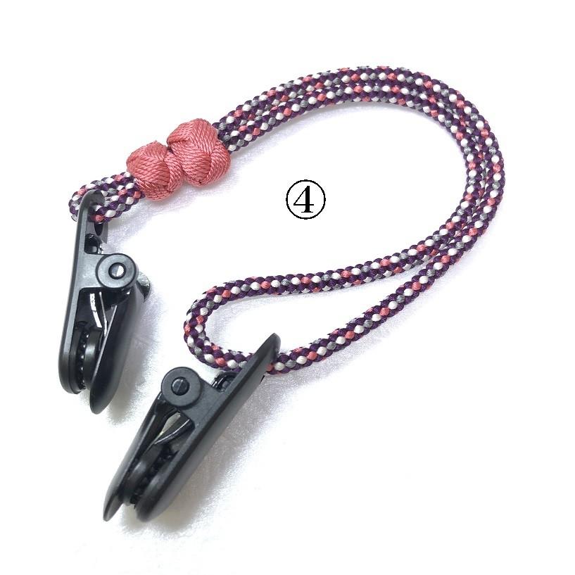 くみひも商品　帽子クリップ No.3　正絹　シルク　silk　長さ調節できる　綺麗　カラフル |  | 05