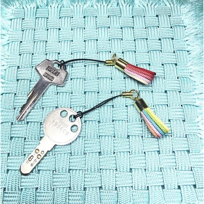 お守(厄除)ストラップ 5本原 組紐 手作り ハンドメイド 国産 伊賀