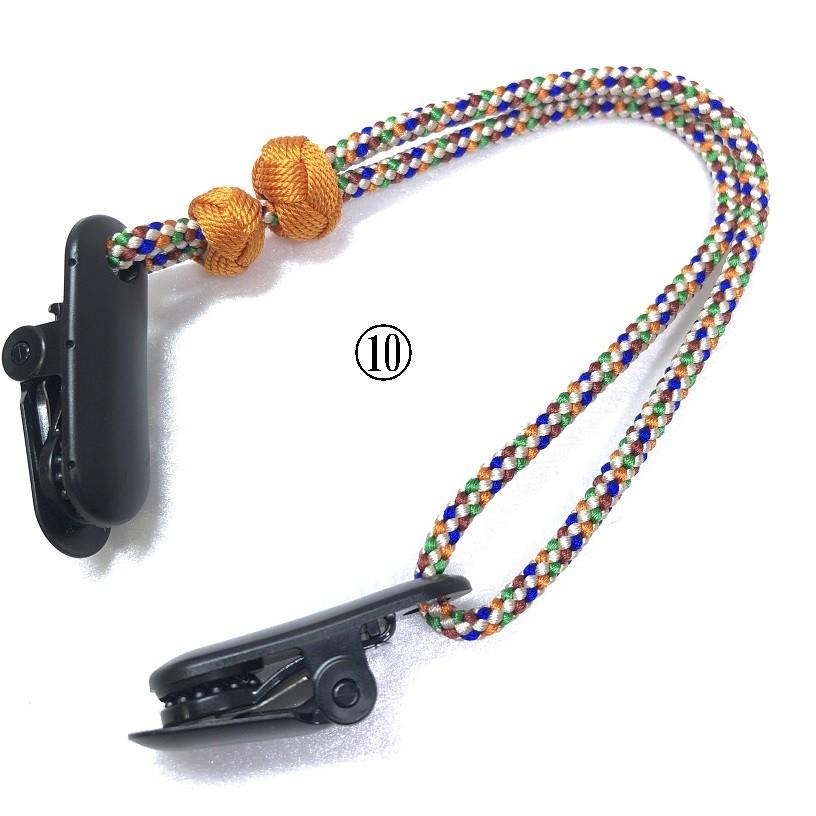 くみひも商品　帽子クリップ 点柄　正絹　シルク　silk　長さ調節できる　綺麗　カラフル |  | 11