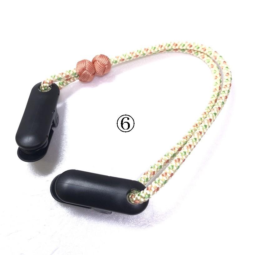 くみひも商品　帽子クリップ 点柄　正絹　シルク　silk　長さ調節できる　綺麗　カラフル |  | 07