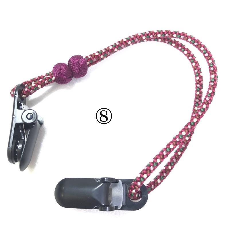 くみひも商品　帽子クリップ 点柄　正絹　シルク　silk　長さ調節できる　綺麗　カラフル |  | 09