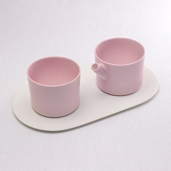 S＆B Coffee Sugar Milk Pink-Pink set ( 1616 / arita japan 父の日 プレゼント 初任給 ガラス クリーマー シュガーポット 醤油 おすすめ 有田焼 結婚 出産 )｜dentouhonpo｜03