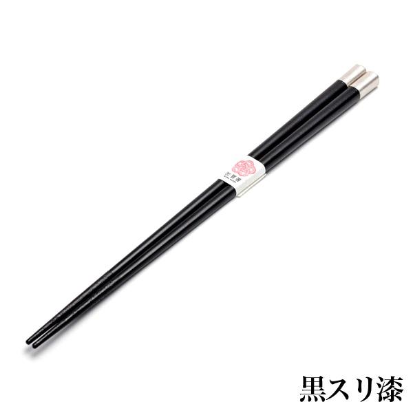 北陸の箸置夫婦箸セット 白銀 木箱入り ペア ( あすつく 木箱名入れ