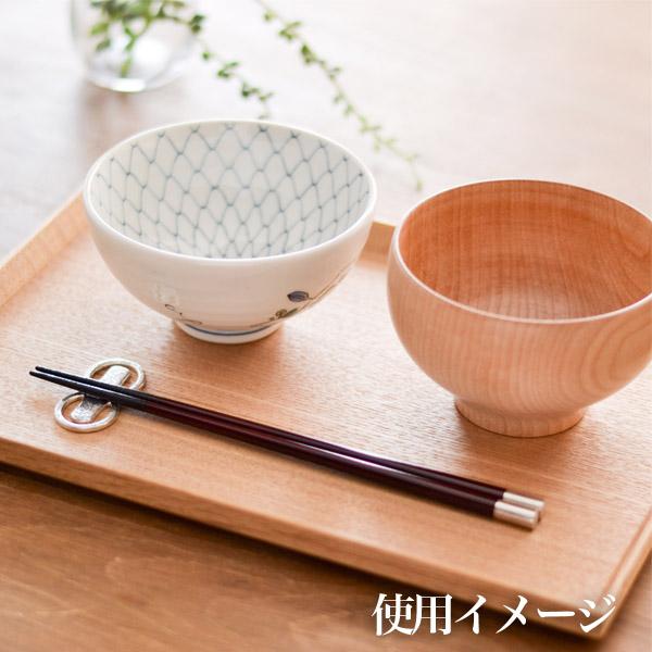 北陸の箸置夫婦箸セット 白銀 木箱入り ペア ( あすつく 木箱名入れ