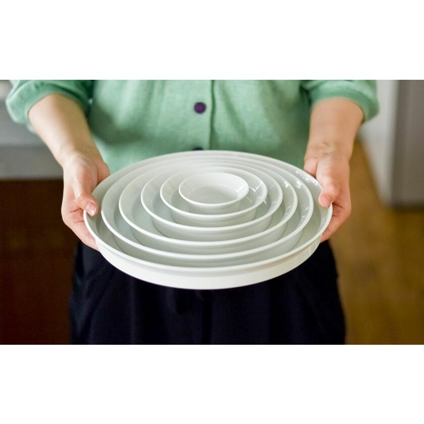 TY Round Deep Plate Plain White 120mm 5個セット ( 1616 / arita