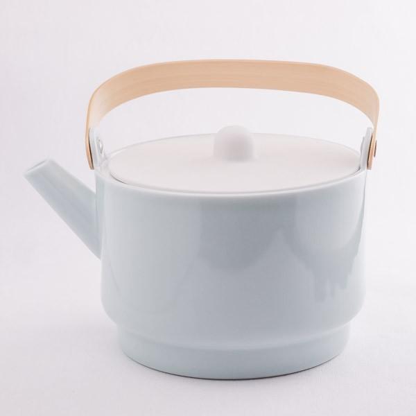 S＆B Tea Pot Light Blue 1個 ( 1616 / arita japan 退職祝い 定年 紅茶 ハーブティー 日本茶 ティーライフ 人気 有田焼 結婚 出産 内祝い 引き出物 )の画像