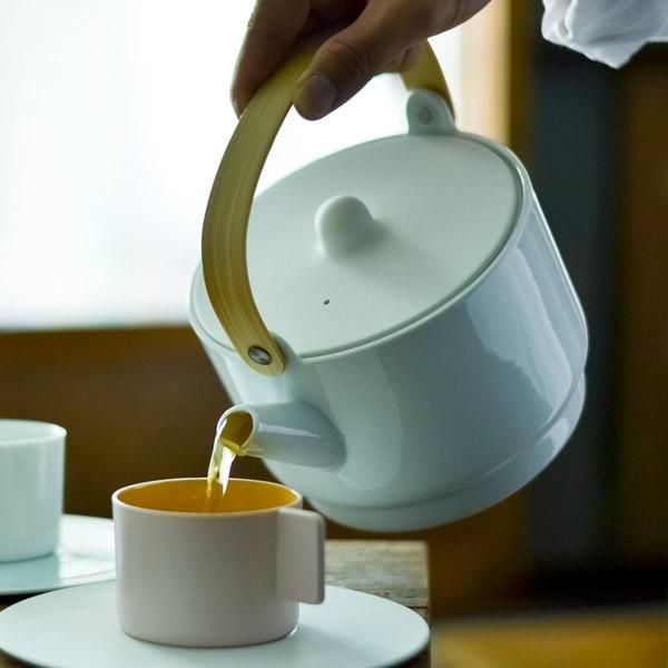 S＆B Tea Pot White 1個 ( 1616 / arita japan 退職祝い 定年 ホワイト ティーポット 紅茶ポット ハーブティーポット 大容量 有田焼 結婚 出産 内祝い )の画像