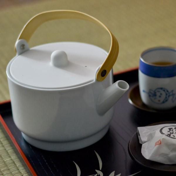 S＆B Tea Pot White 1個 ( 1616 / arita japan 退職祝い 定年 ホワイト ティーポット 紅茶ポット ハーブティーポット 大容量 有田焼 結婚 出産 内祝い )の画像