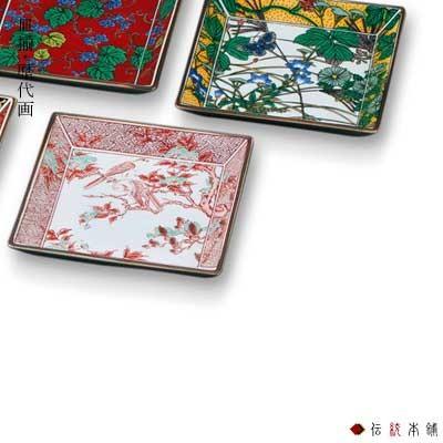 九谷焼 皿揃 歴代画 6号 5枚セット ( 木箱名入れ有料 プレート