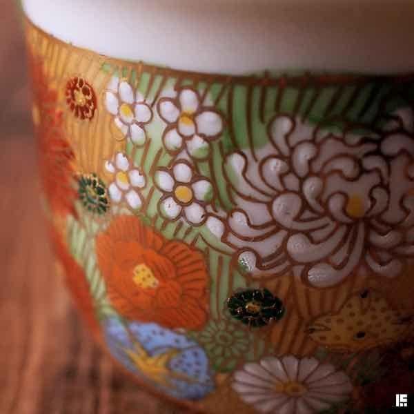 九谷焼 ポット急須 金花詰 ( あすつく 父の日 プレゼント ティーポット