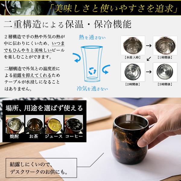 2重ロックカップ ダルマ 選べる2色 赤 黒 1個 蓋裏レーザー名入れ彫刻