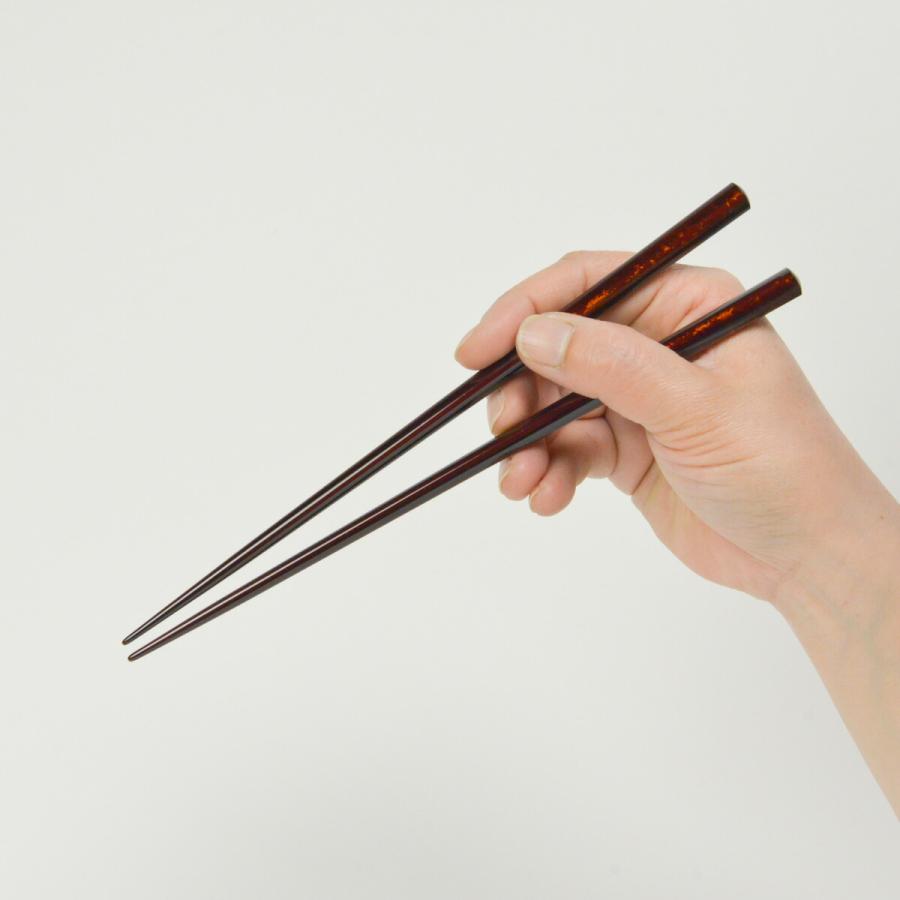 夫婦箸 箸置付 箔白檀 食洗機対応 木箱入り ( 木箱名入れ有料 父の日