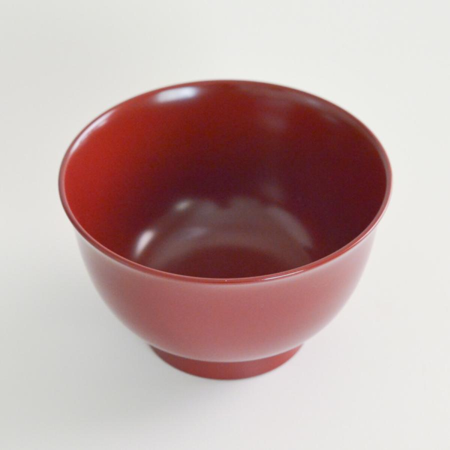端反小丼 古代朱 食洗機対応 5個セット ( 退職祝い 定年 どんぶり 食器