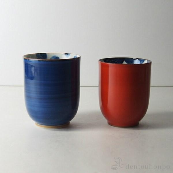 睦揃 おかめひょっとこ ( 退職祝い 定年 夫婦茶碗 夫婦湯呑 セット