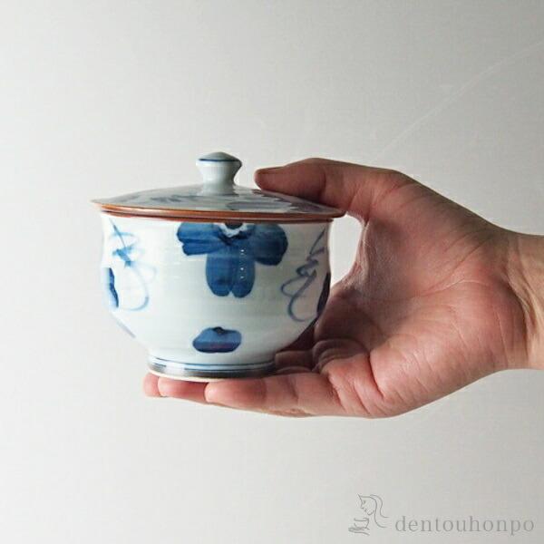 蓋付汲出 染花紋 5個セット ( 初任給 プレゼント 母の日 茶器セット
