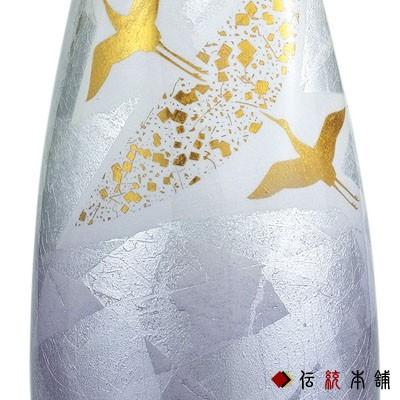 九谷焼 花瓶 銀彩飛翔 10号 ( 木箱名入れ有料 木札名入れ有料 花器 フラワーベース インテリア 陶器 日本のお土産 九谷焼 周年 創立 上場 竣工 開店 )_2