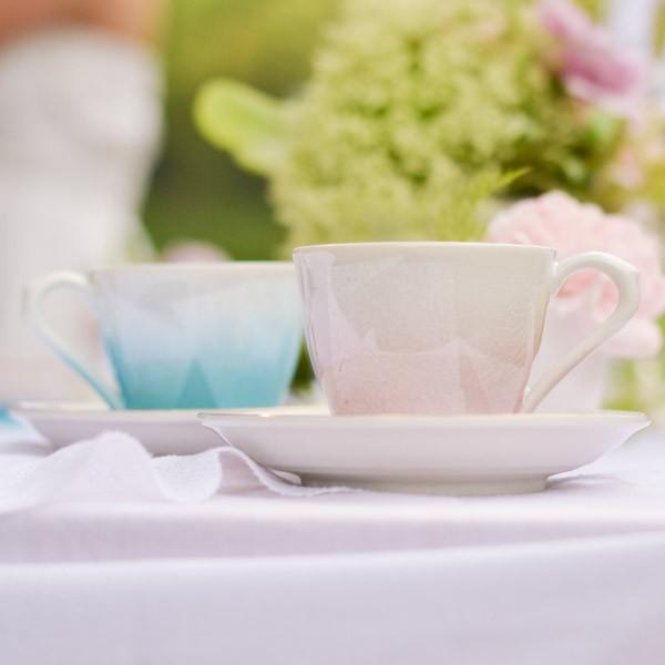 九谷焼 コーヒーカップ cheri ペア ( 退職祝い 定年 セット ソーサー