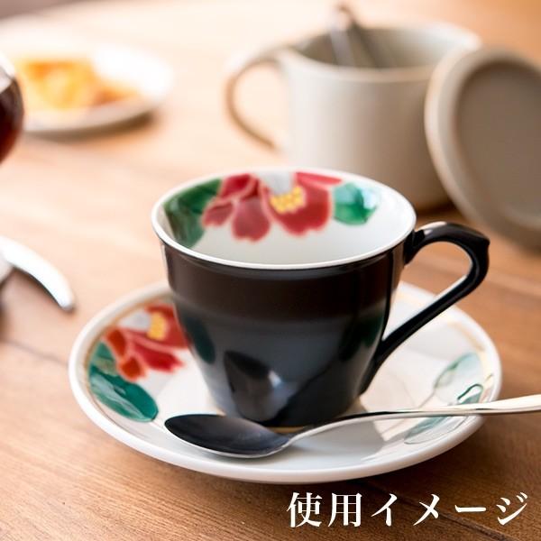 九谷焼 コーヒーカップ 色彩椿紋 ペア ( 名入れ有料 父の日 プレゼント 初任給 新築祝い 結婚祝い 内祝い 快気祝い プレゼント セット 九谷焼 結婚 出産 )｜dentouhonpo｜06