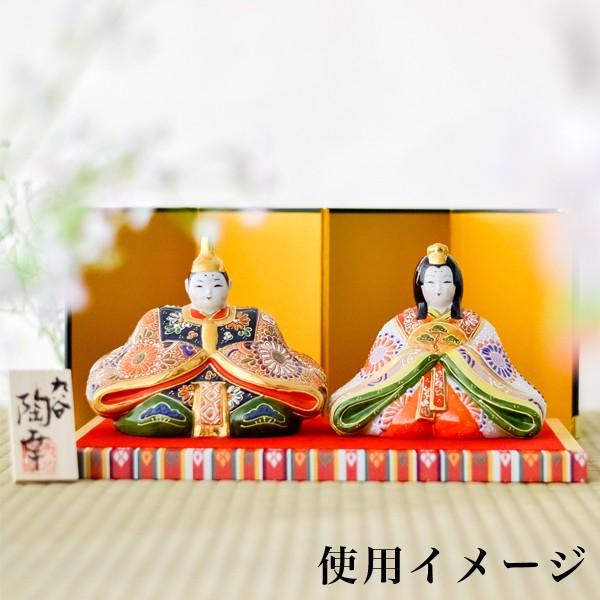 九谷焼 名入れ木札無料 雛人形 細描盛 5号 台・敷物・立札・屏風 九谷焼 名入れ木札無料 雛人形 細描盛 5号 台・敷物・立札・屏風