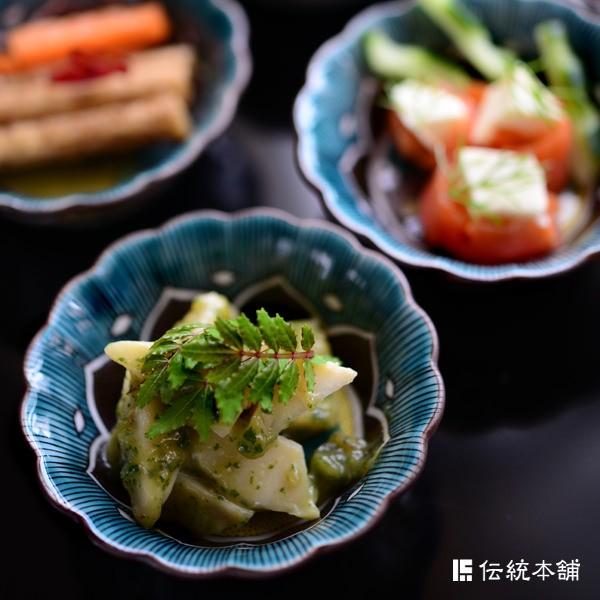 九谷焼 小鉢揃 吉田屋草花 2.5号 5個セット ( 退職祝い 定年 和食