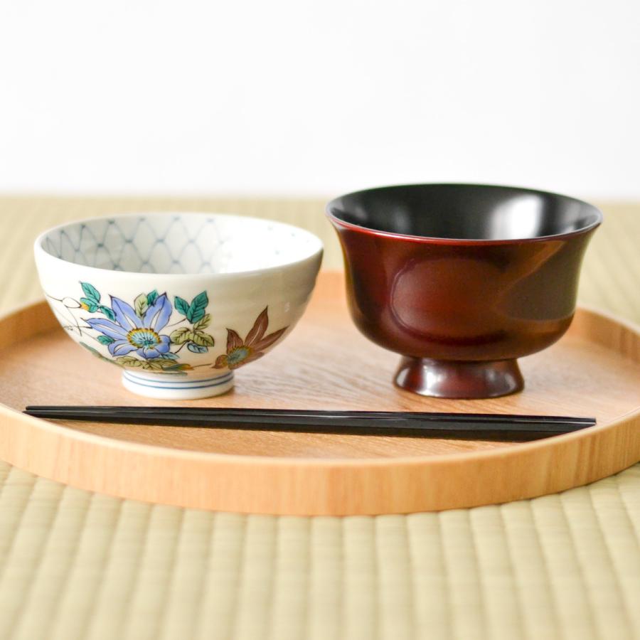 Maebata China 花暦 白釉 飯茶碗揃 木箱入り 美術品・アンティーク・コレクション Maebata China 花暦 白釉 飯茶碗