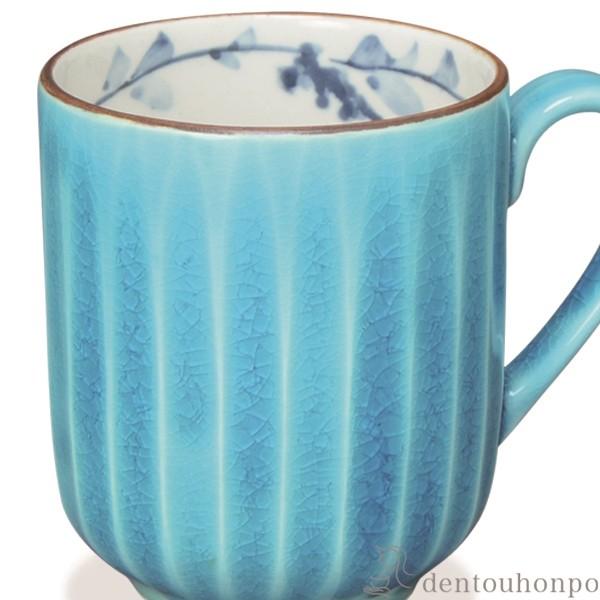 マグカップ 交趾唐草 浅葱 ( プレゼント デザイン マグ オリジナル