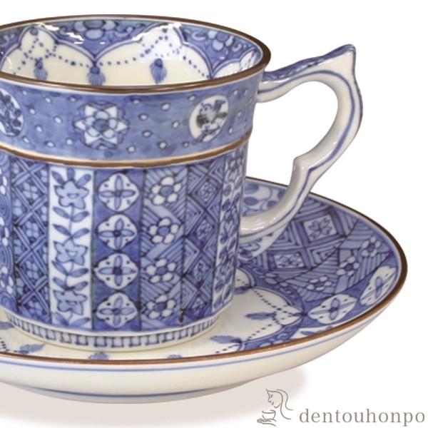 京焼 清水焼 昭阿弥 カップ&ソーサー 淡い花柄 たっぷりカップと花の