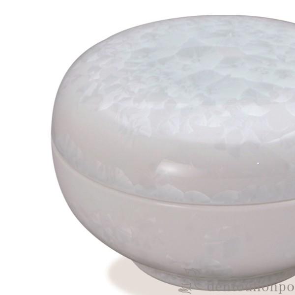 蓋物 花結晶 白 ( 名入れ有料 退職祝い 定年 スプーン はちみつ 和食