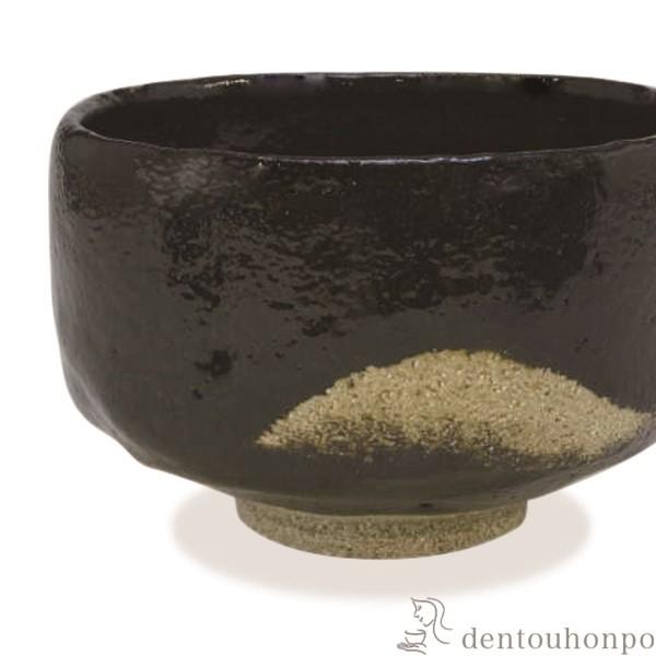 茶碗 抹茶碗 黒 在銘 釉垂 茶器 茶の湯 お稽古 抹茶碗 のんこう七種 升 ( 名入れ有料 茶道具 茶器 お稽古用 抹茶
