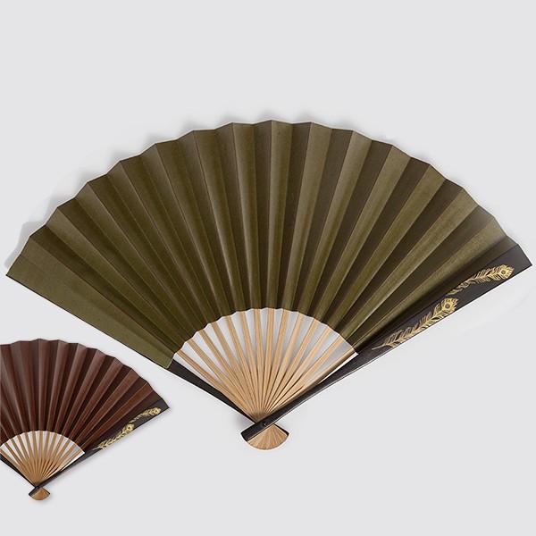 柿渋脇漆扇子 孔雀 緑茶 箔一 あすつく 父の日 ギフト 早割り 初任給 プレゼント 祖父母 おしゃれ ブランド せんす 和柄 うちわ メンズ 金沢金箔 結婚 Kph0285 伝統本舗 通販 Yahoo ショッピング