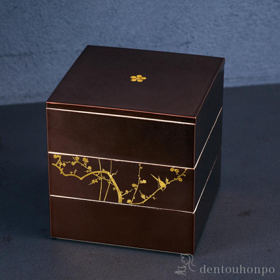 KAGA SHIKISAI OJU SEPIA ( 箔一 退職祝い 定年 おせち 運動会 漆塗り