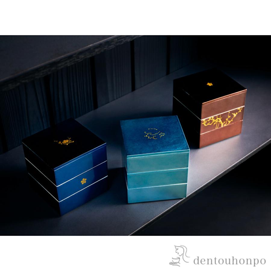 KAGA SHIKISAI OJU SEPIA ( 箔一 退職祝い 定年 おせち 運動会 漆塗り