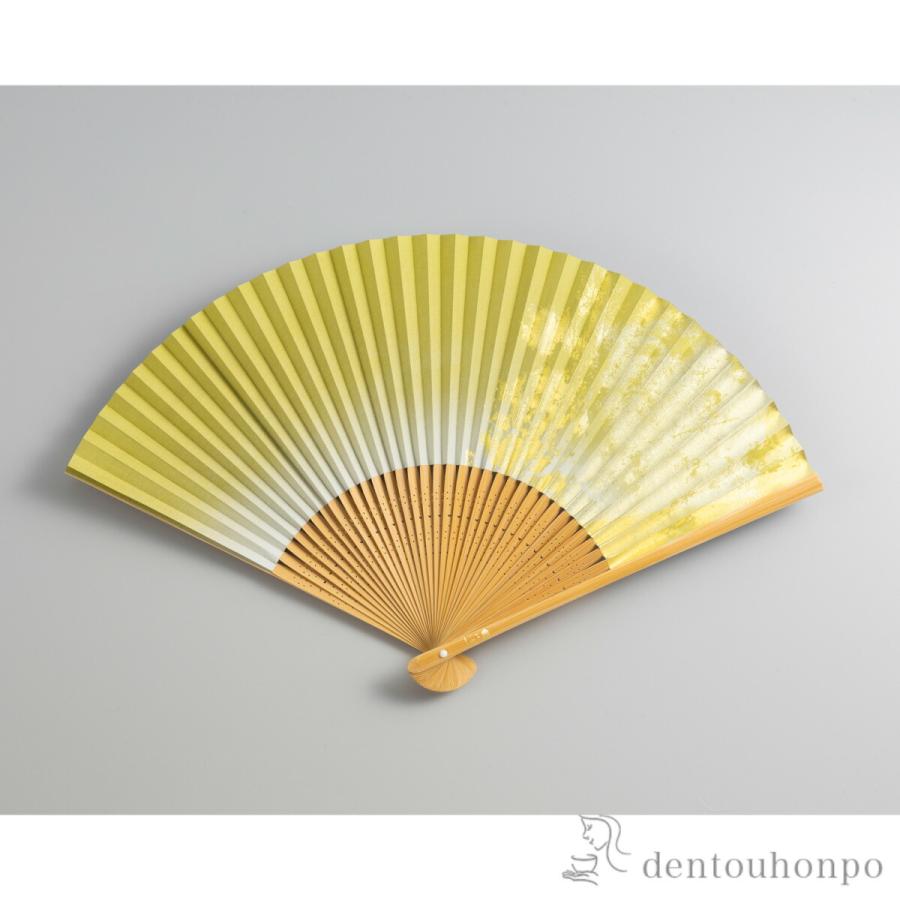 「送料無料」 金沢箔扇子 彩美 青朽葉 ( せんす 扇 うちわ 人気 おすすめ 金沢金箔 結婚 出産 内祝い 引き出物 金婚式 ) 金沢箔扇子 彩美 青朽葉 ( せんす 扇 うちわ 人気 おすすめ 金沢金箔