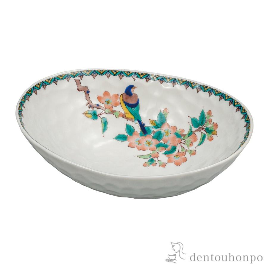 九谷焼 たまご鉢 色絵花鳥 6号 ( 初任給 プレゼント 母の日 和食 食器