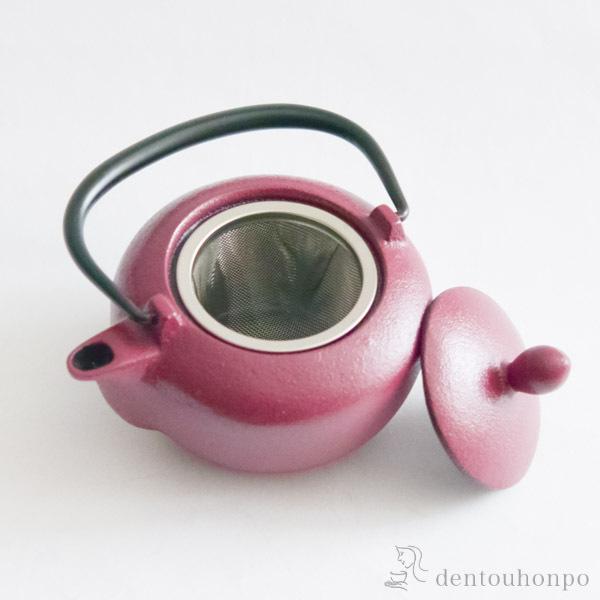 南部鉄器 アンシャンテ ジャポン カラーポット 急須 岩鋳