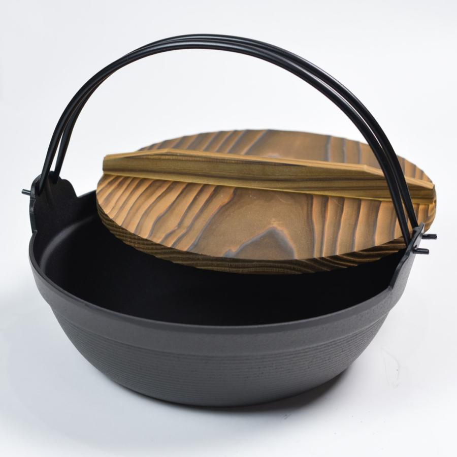 岩鋳（IWACHU） ふる里鍋 深型 IH対応 30cm ツル付き ( 岩鋳 退職祝い