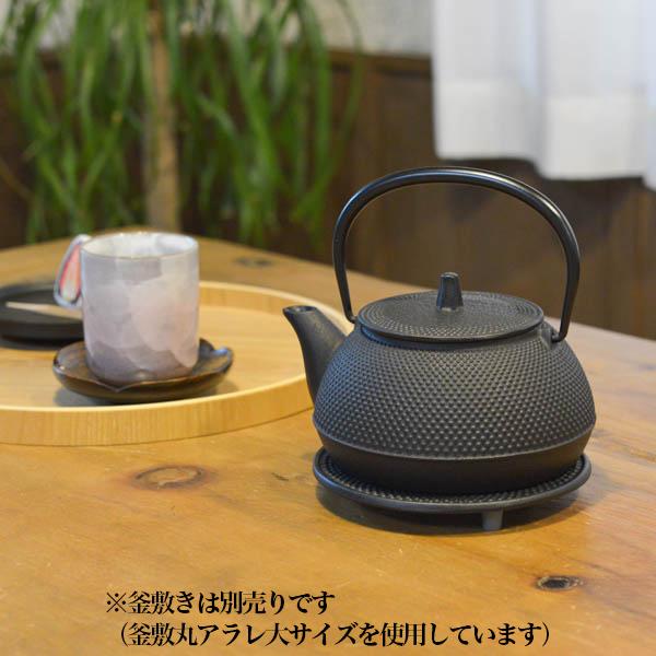 岩鋳 鉄瓶兼用急須新アラレ IH対応 5型 650ml 茶こし付き ( あす 岩鋳 鉄瓶兼用急須新アラレ IH対応 5型 650ml 茶こし付き ( あす
