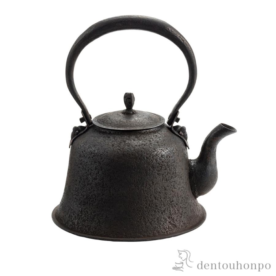 岩鋳（IWACHU） 鉄瓶 平底撫肩肌 直火・IH対応 大 1700ml（1.7L） ( 岩