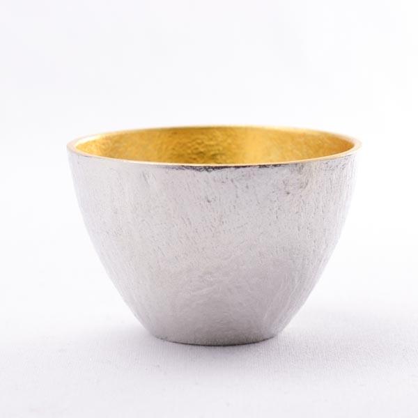 能作 酒器セット 金箔 小サイズ 片口 1個・ぐい呑 2個 ( あすつく 名