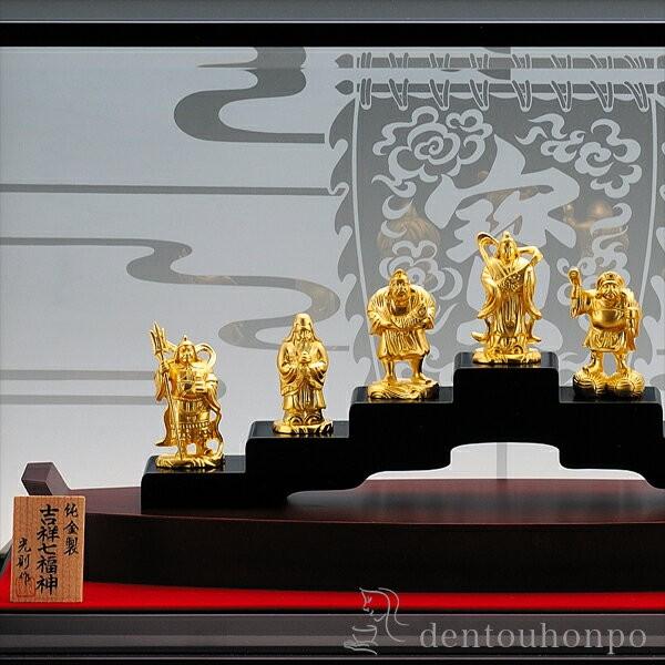 純金 吉祥七福神 A 300g ( 光則（金工芸） 木札名入れ有料 恵比寿 大黒