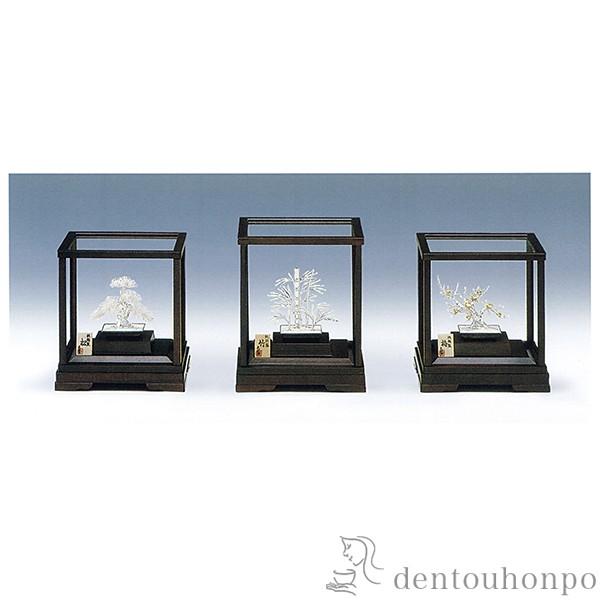 銀製 盆栽 松 A 2号・20g ( 木札名入れ有料 高級 コレクション 美術品 工芸品 伝統 東京銀器（銀工芸） 周年 創立 上場 竣工 開店 事務所移転 )の画像