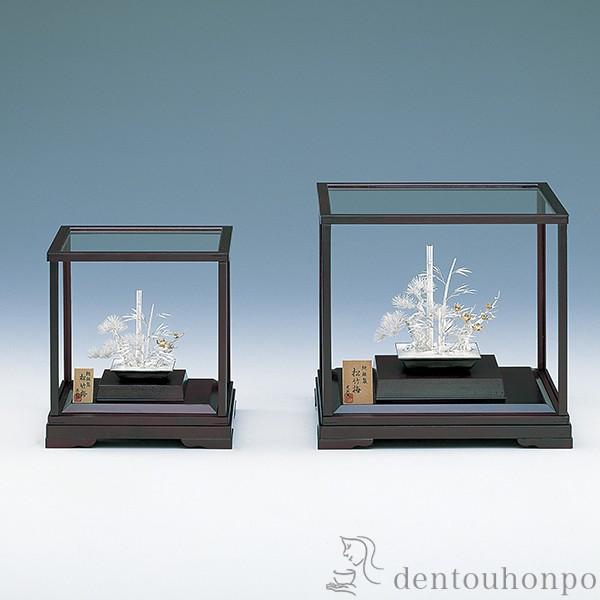 銀製 盆栽 松竹梅 5号・60g ( 木札名入れ有料 御前上等 寄せあわせ 芸術品 芸術品 言い慣わし 日本の首都銀器（銀芸術） 周年 打ち立てる 上場 竣工 開店 事務室移し替える )